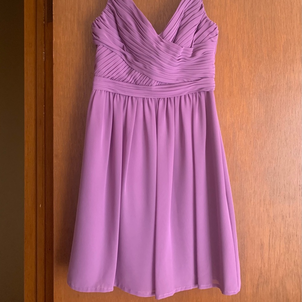 David’s Bridal Dress - Size 4 - Purple